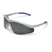 Crews Safety Products T1142AF Crews Triwear Nylon Safety Glasses With Steel Frame, Gray Polycarbonate Duramass AF4 Anti-Scratch